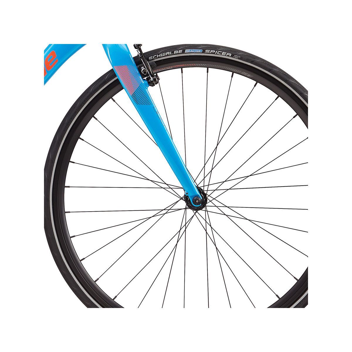 Cannondale Quick 2, ultra blue w/ jet black and acid red, reflective detail, gloss - BLU - Bild 2