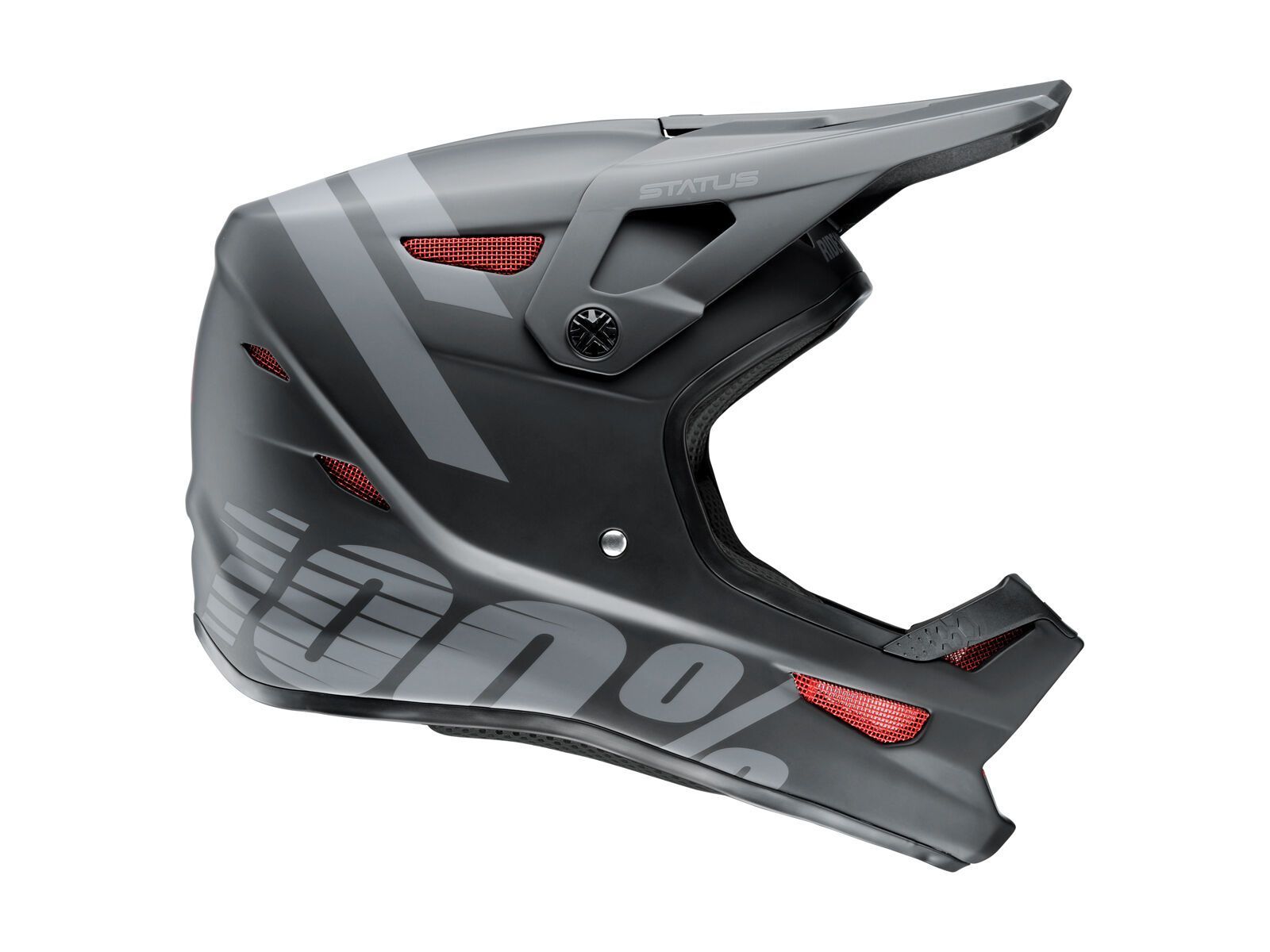 100% Status DH/BMX Helmet, black meteor - Bild 1