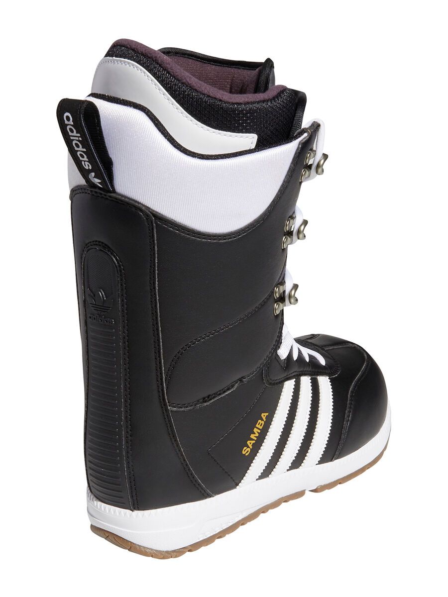 Adidas Samba ADV Boots, core black/ftwr white/gold metalic - Bild 4