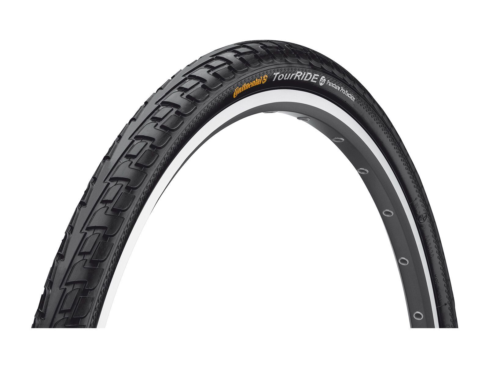 Continental Tour Ride PunctureProTection, 700C, black-reflex - Bild 1