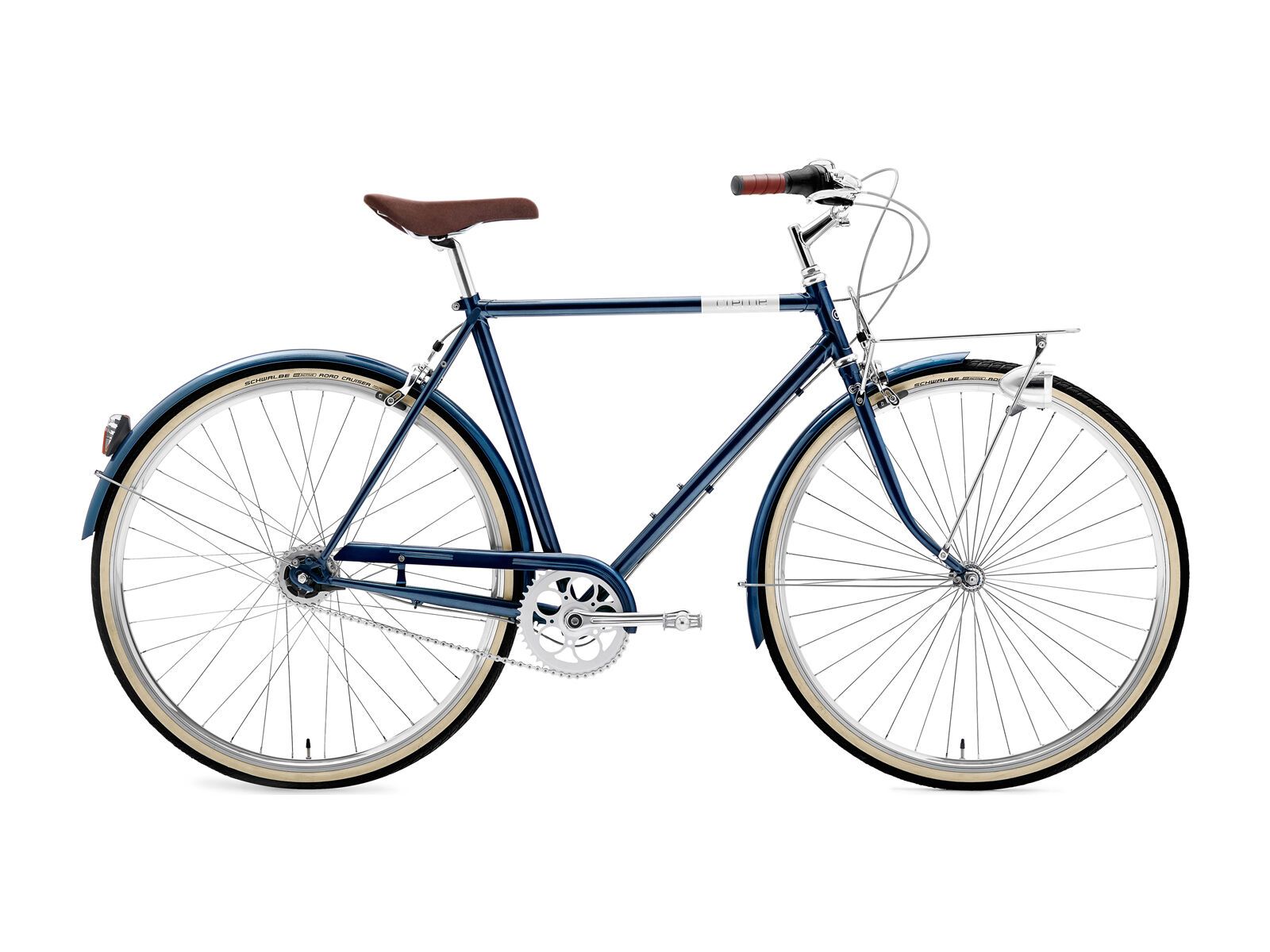 Creme Cycles Caferacer Man Solo, 3 Speed, deep blue - Bild 1