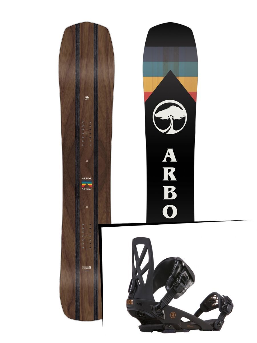 Set: Arbor A-Frame 2019 + Ride Capo black - Bild 1