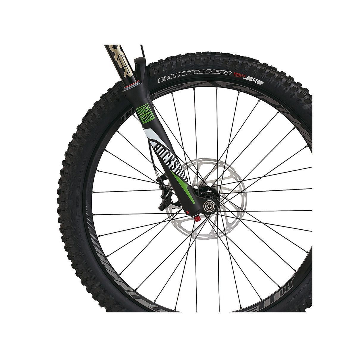 Specialized Demo 8 I Carbon 650b, gloss carbon/moto green/white - Bild 2