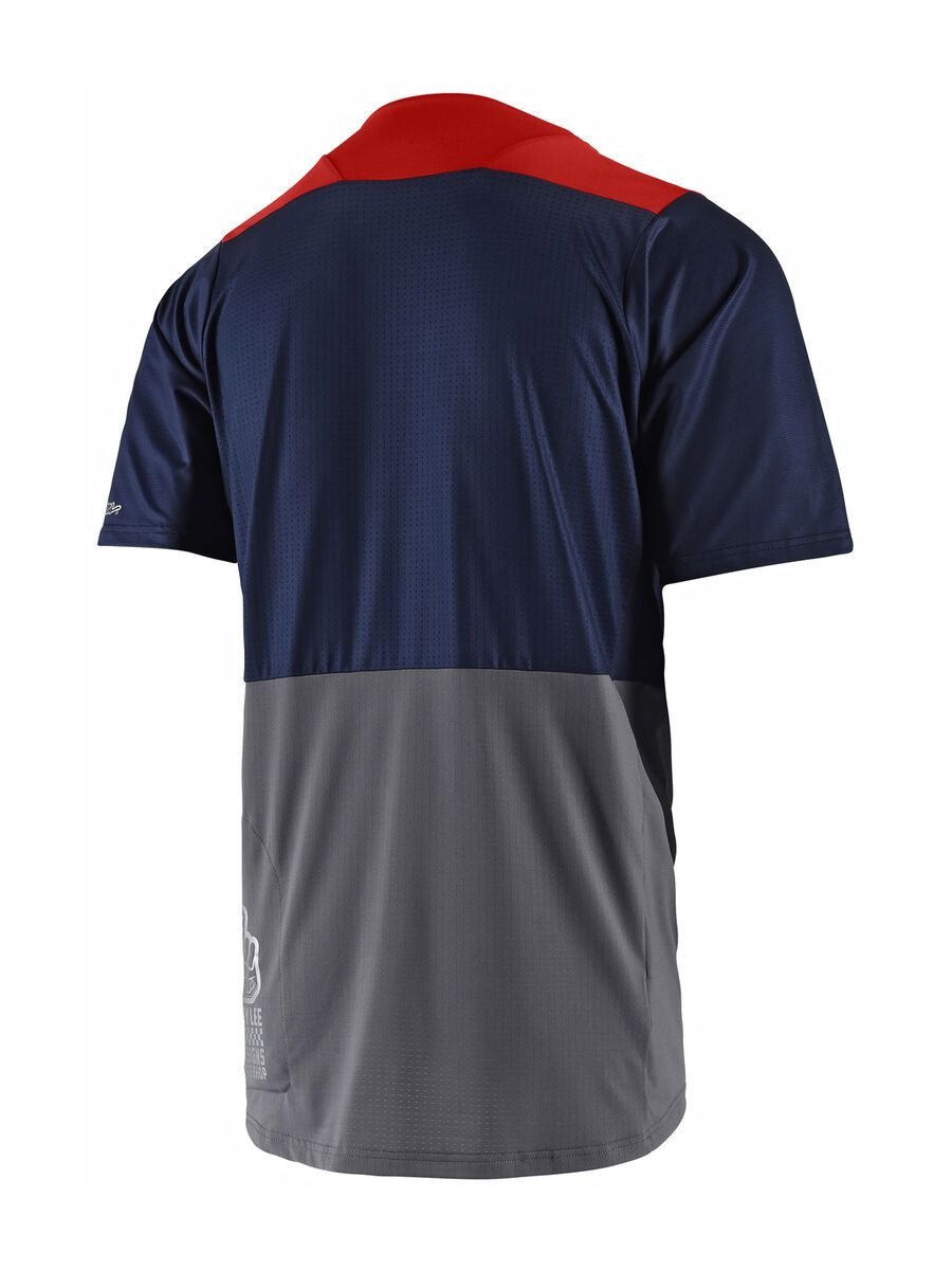 TroyLee Designs Skyline Checker S/S Jersey, navy/gray - Bild 2