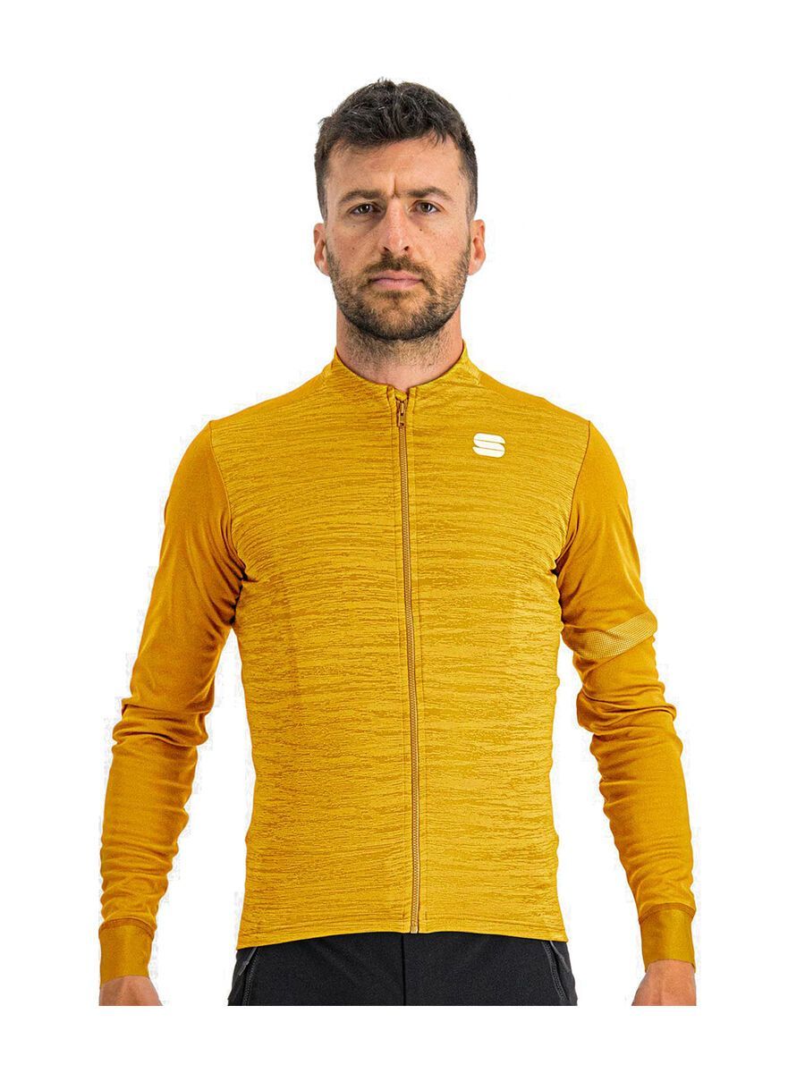 Sportful Supergiara Thermal Jersey, dark gold - Bild 1