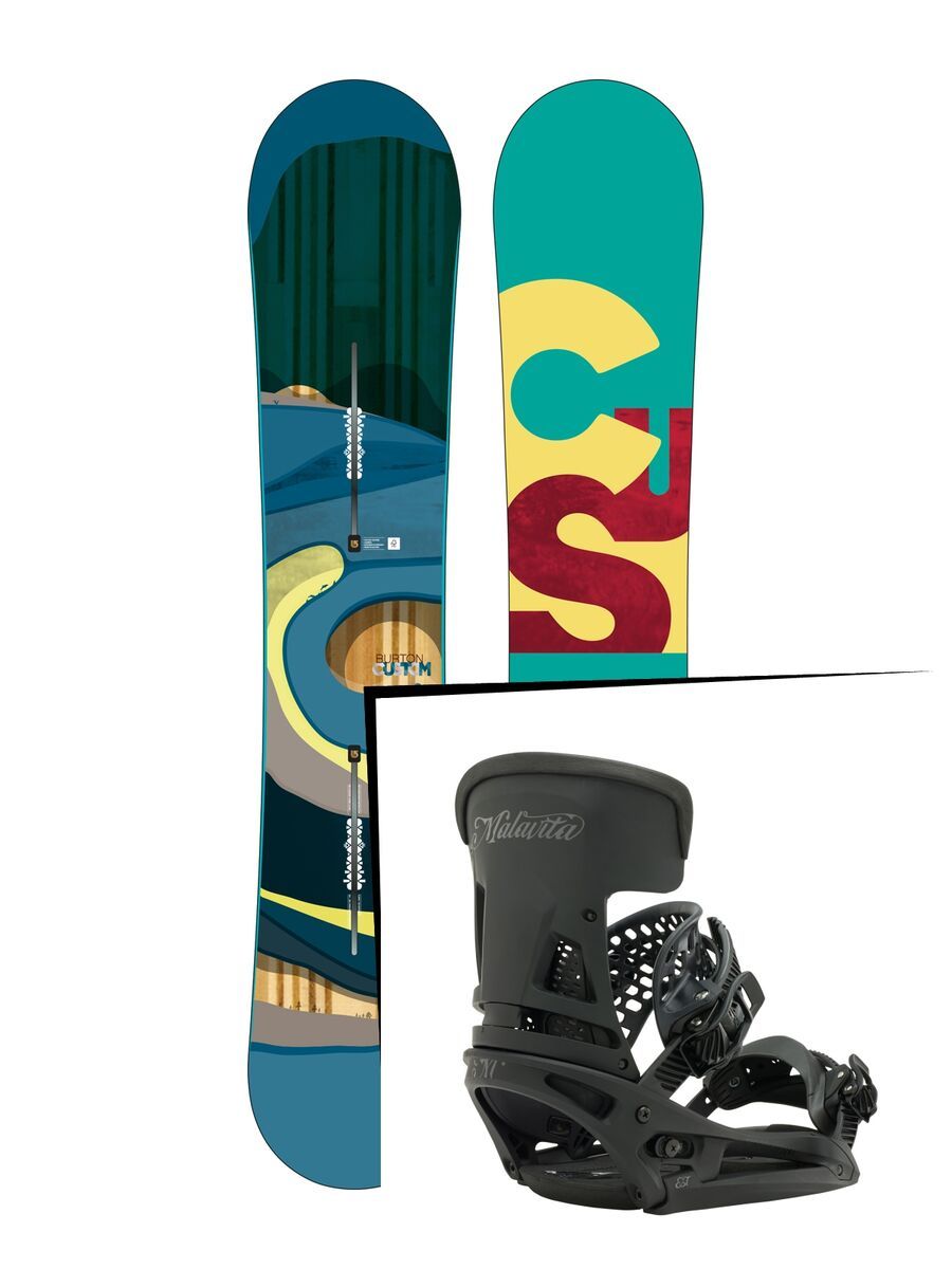 Burton Set: Custom Wide 2016 + Burton Malavita EST - Bild 1