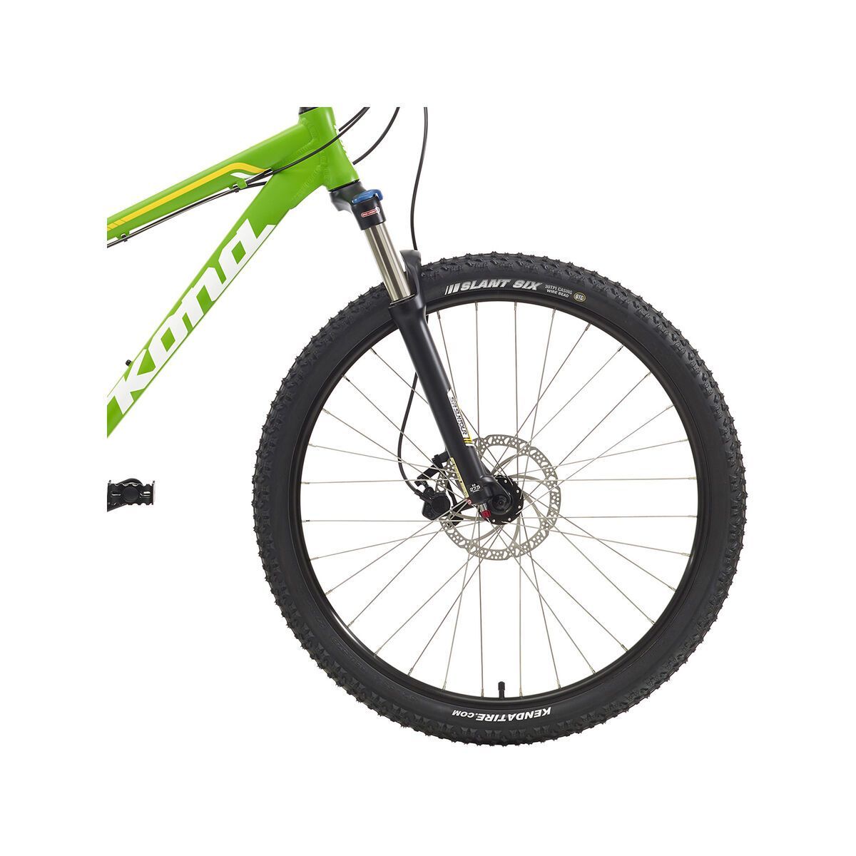 Kona Fire Mountain 26, matt green w/ white & yellow decals - Bild 2