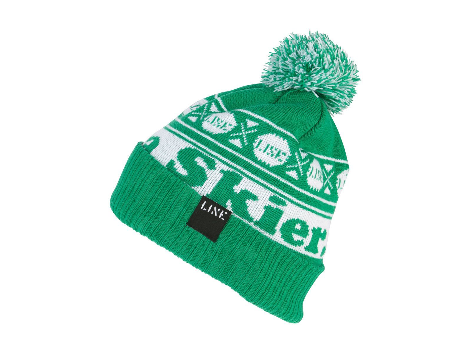 Line Skier Beanie, kelly green - Bild 1