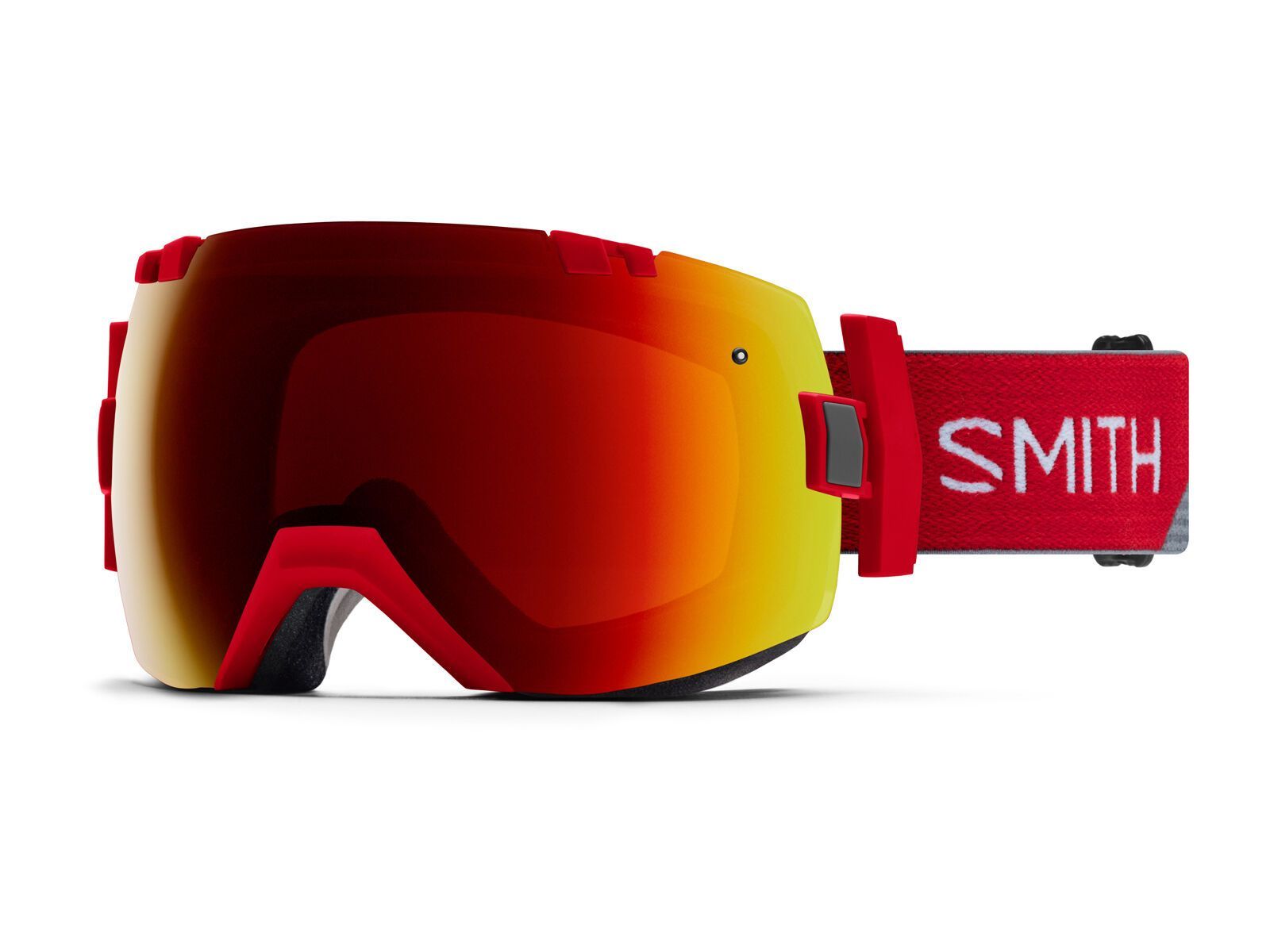 Smith I/OX inkl. Wechselscheibe, fire split/Lens: sun red mirror chromapop/storm rose flash - Bild 1