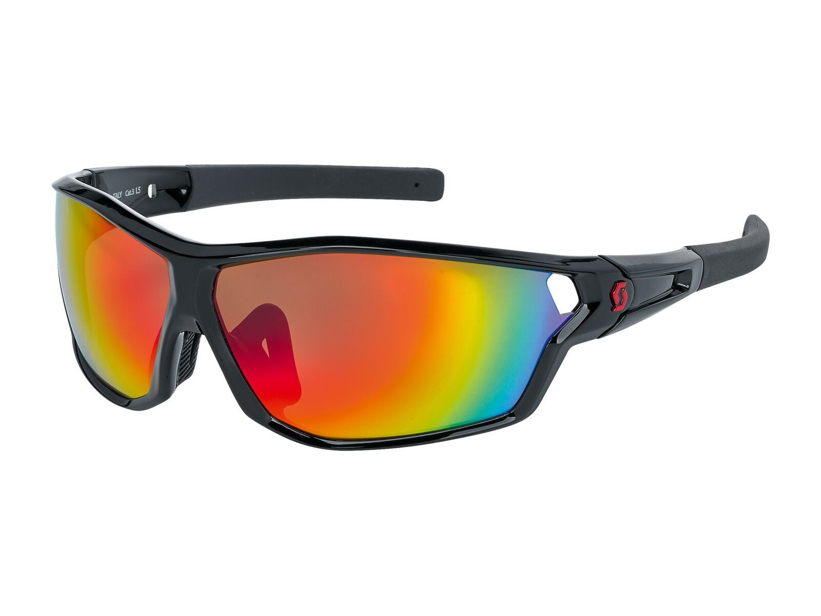 Scott Leap Full Frame, black glossy/red chrome - Bild 1