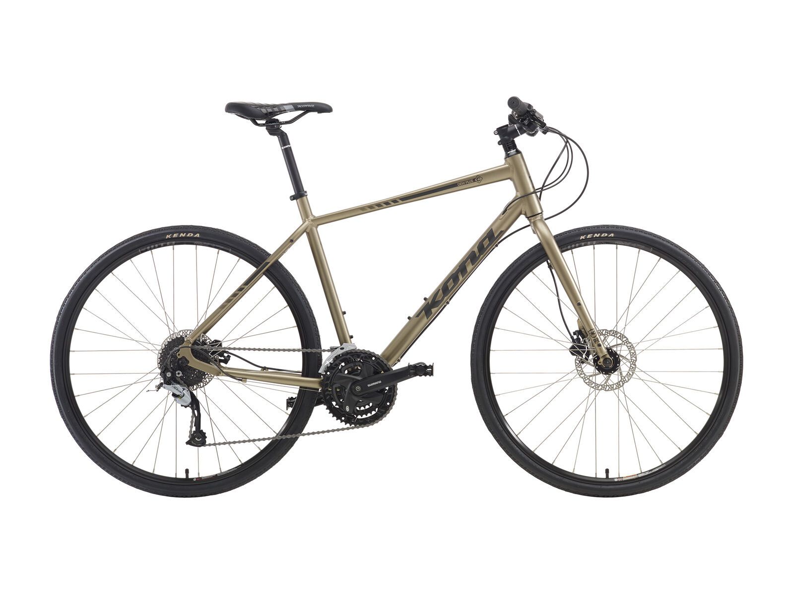 Kona Dew Plus, matt taupe w/ charcoal decals - Bild 1