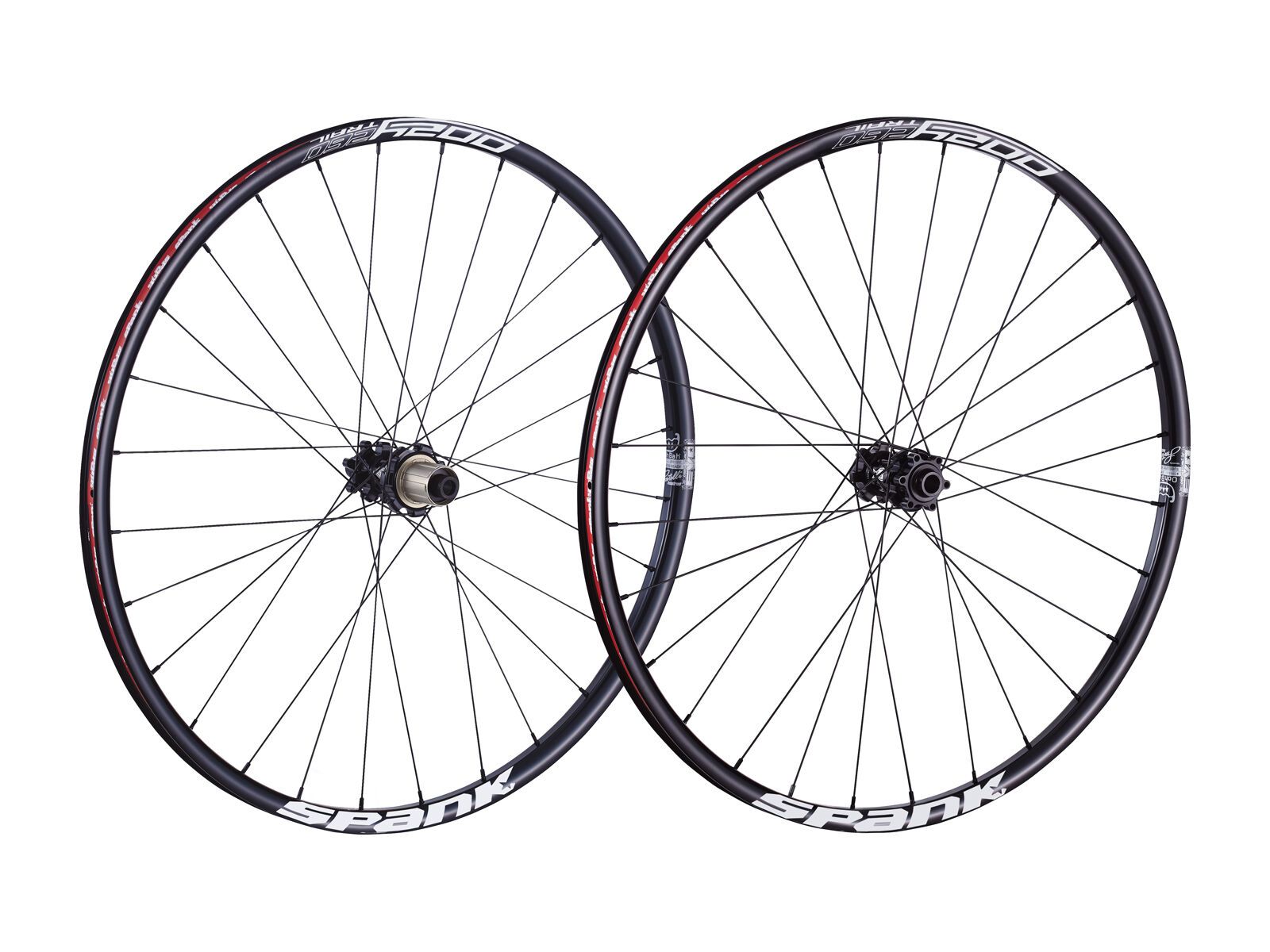 Spank Oozy Trail 260 Wheelset 26, black - Bild 1