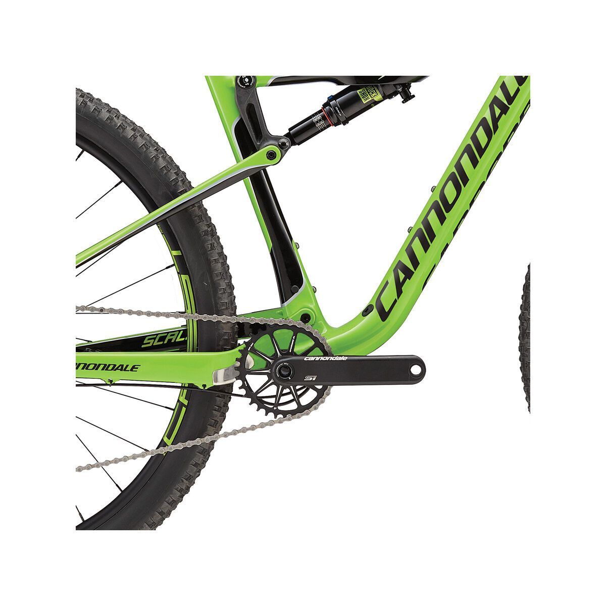 Cannondale Scalpel-Si Carbon 3 27.5, bezerker green w/ jet black and charcoal gray, gloss - GRN - Bild 3