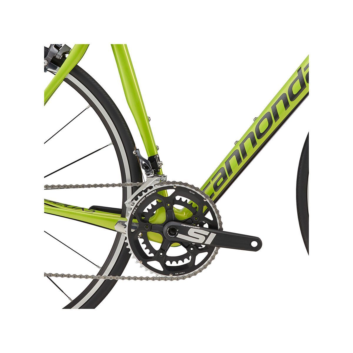 Cannondale Synapse Carbon Ultegra, acid green w/ jet black and charcoal gray, gloss - AGR - Bild 3