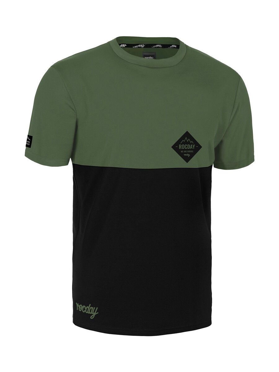 Rocday Double Short Sleeve Jersey, green/black - Bild 1