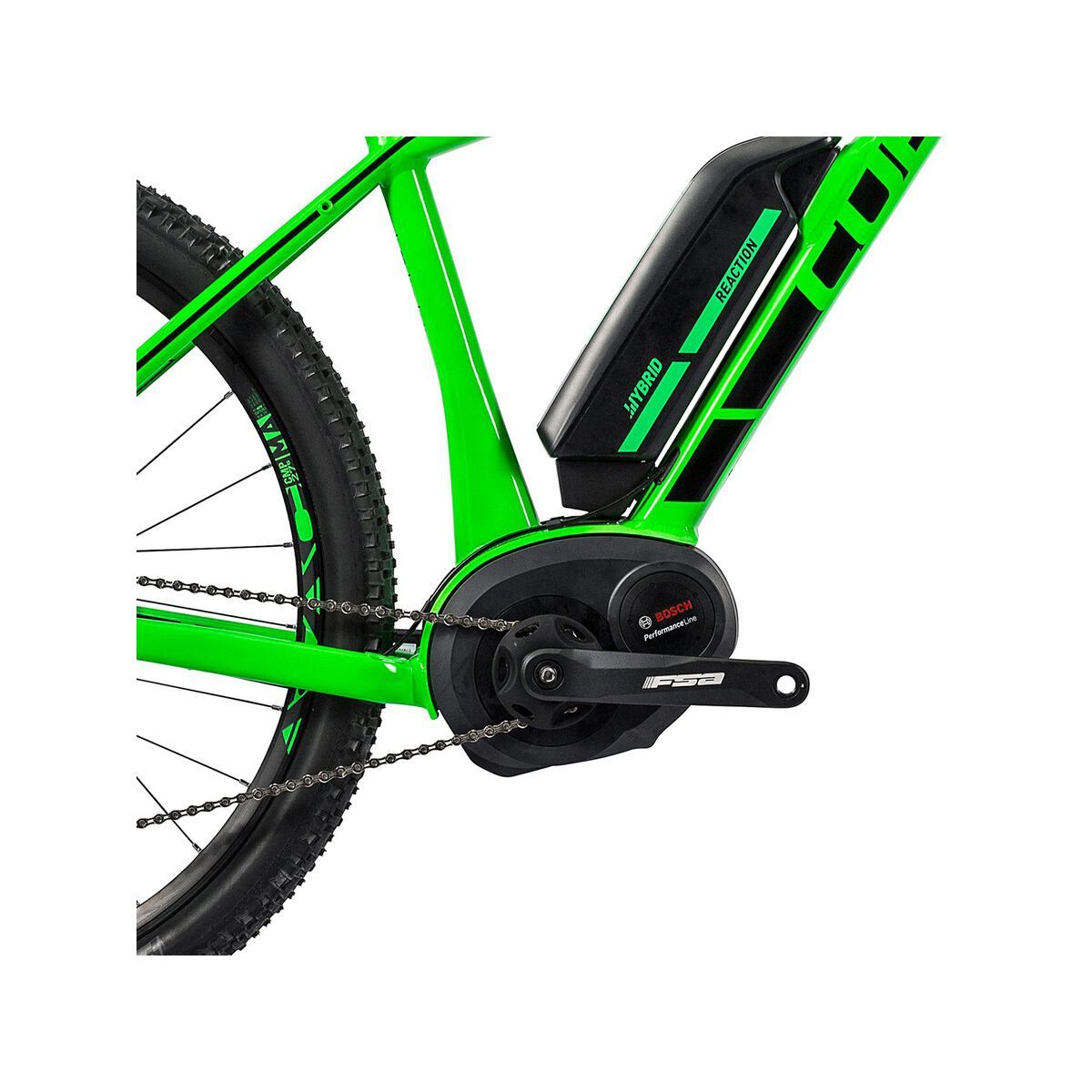 Cube Reaction Hybrid HPA SL 500 27.5, green´n´black - Bild 3