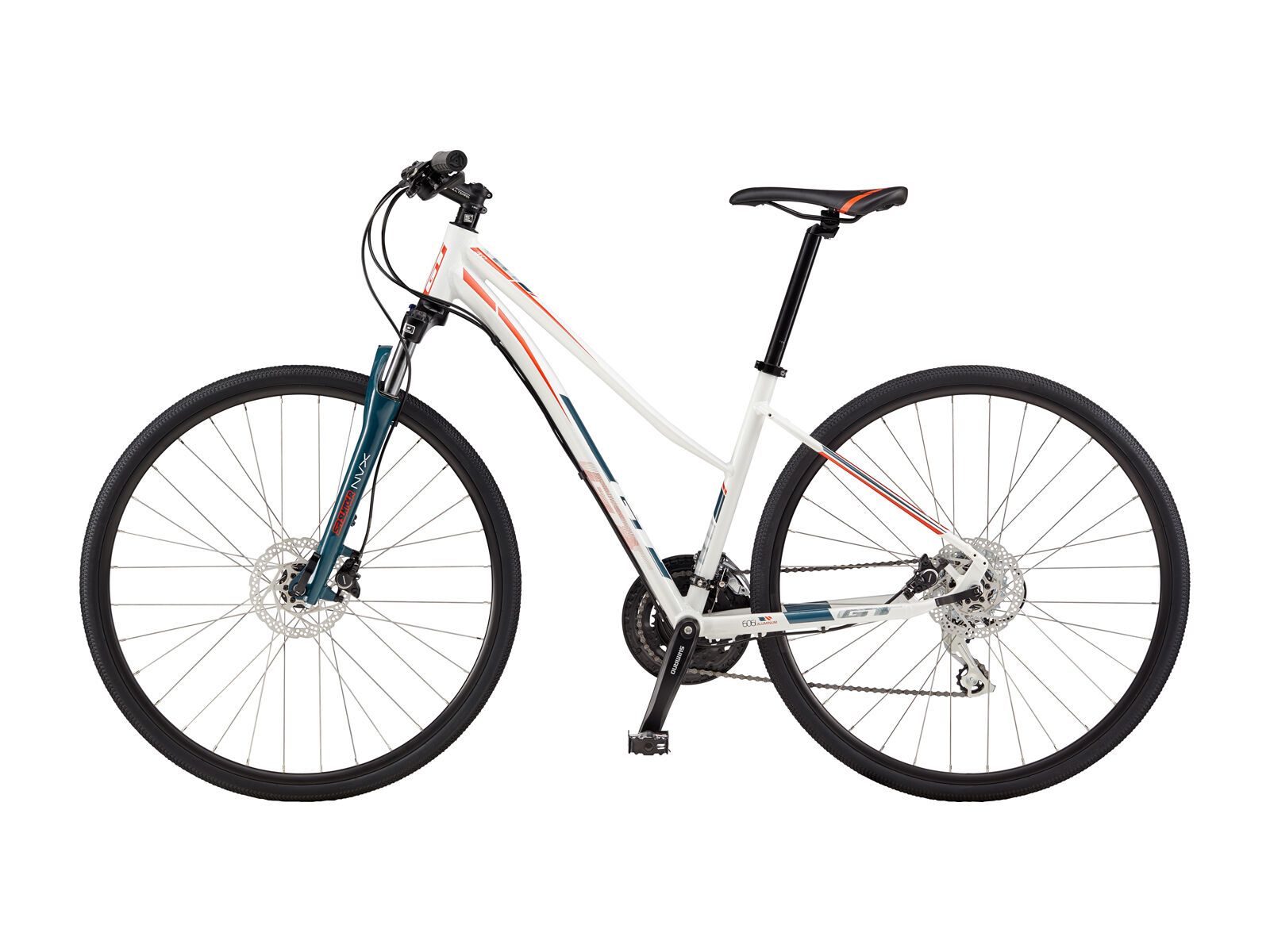 GT Transeo 3.0 Step Thru, white & orange - Bild 2