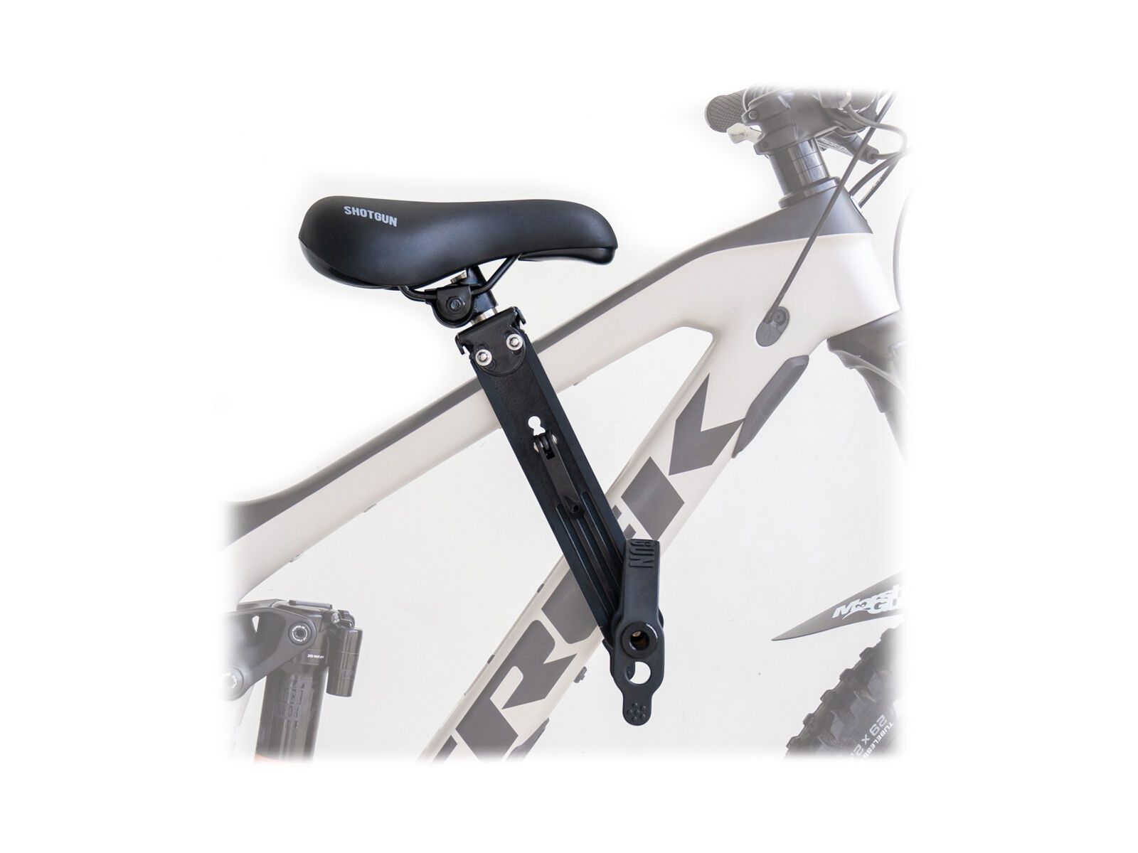 Shotgun MTB Front Kindersitz, schwarz - Bild 1