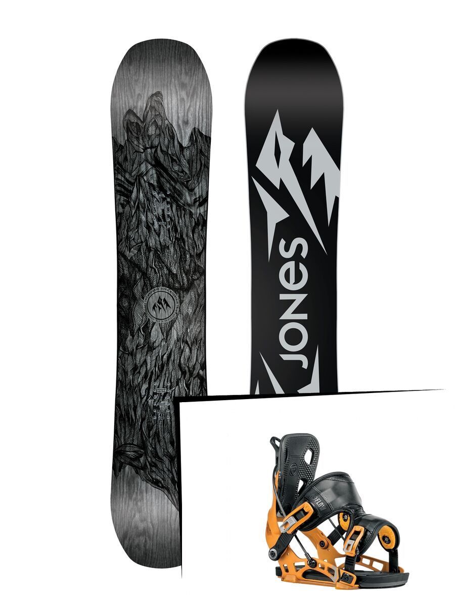 Set: Jones Ultra Mountain Twin 2019 + Flow NX2 (1908424S) - Bild 1
