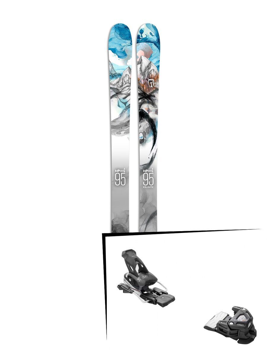 Set: Icelantic Nomad 95 2017 + Tyrolia Attack 16 (1715201) - Bild 1