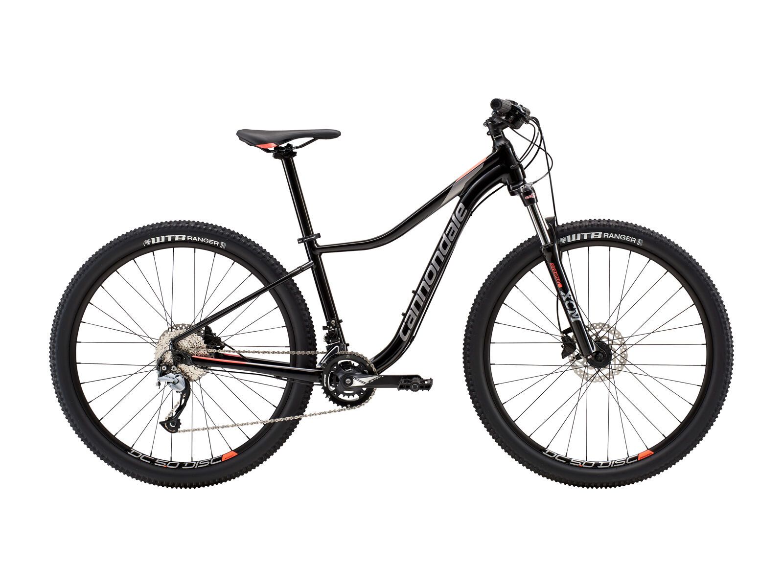 Cannondale Trail Women's 2, jet black w/ ash gray and coral - satin (BBQ) - Bild 1