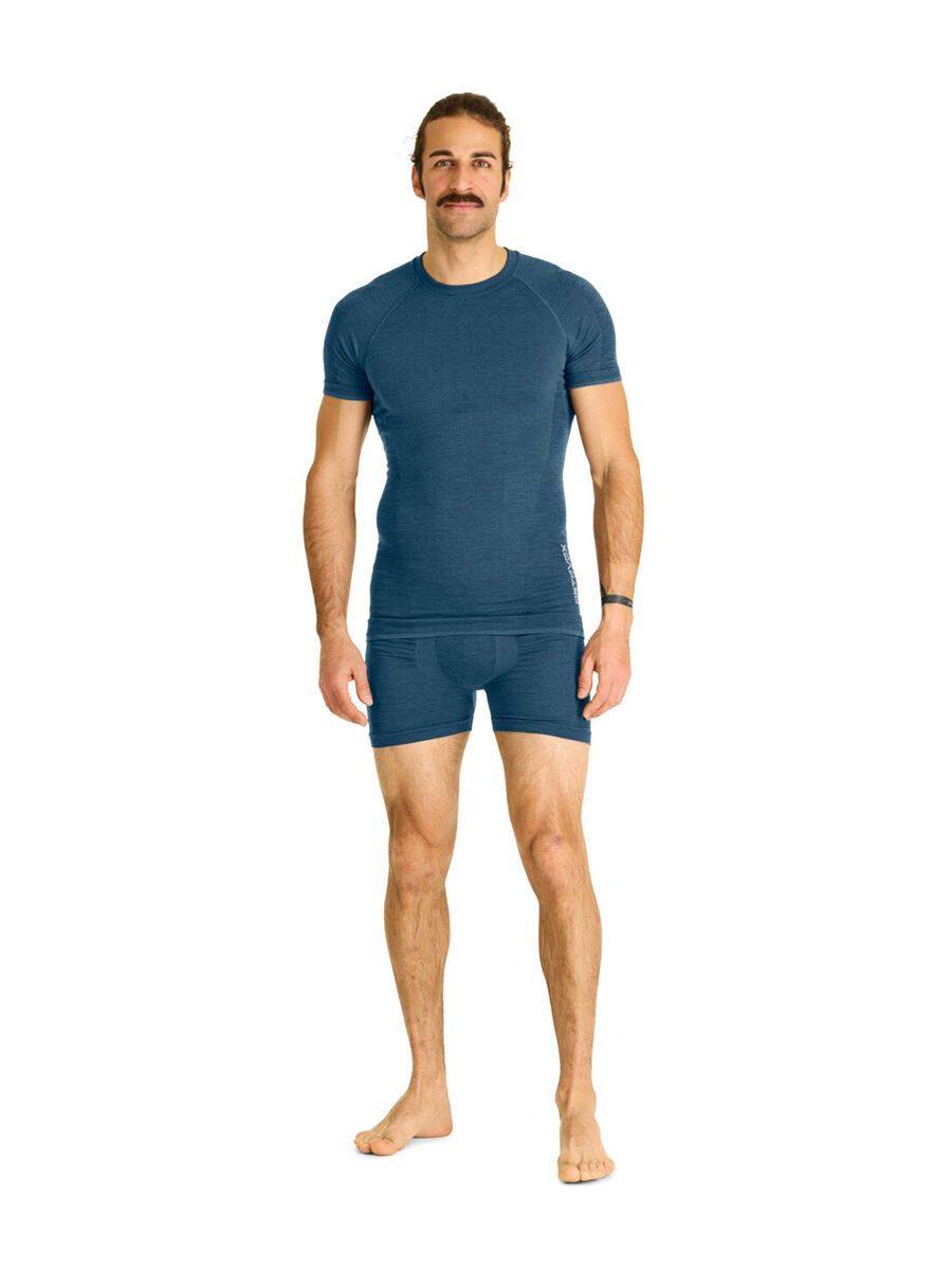Ortovox 230 Merino Competition Short Sleeve M, petrol blue - Bild 3