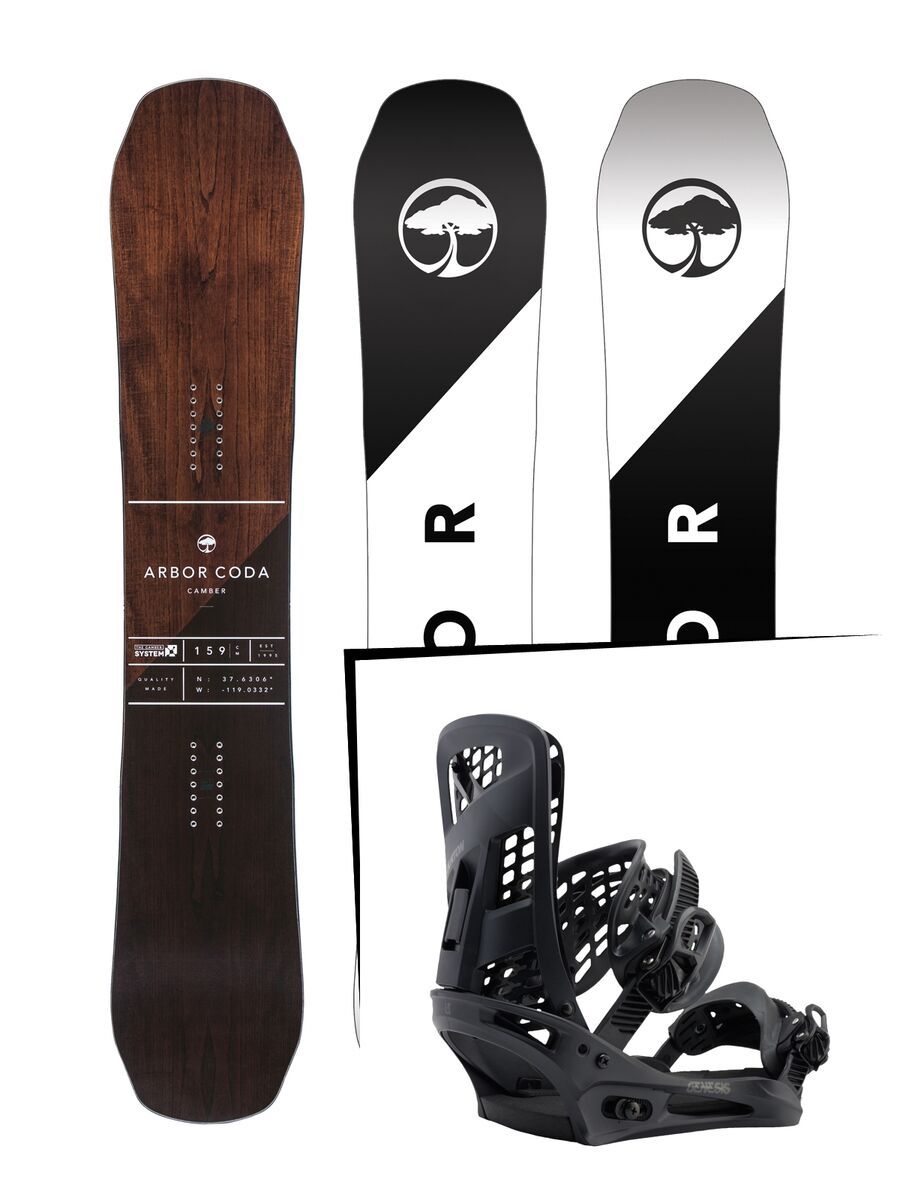 Set: Arbor Coda Camber 2017 + Burton Genesis (1712772S) - Bild 1