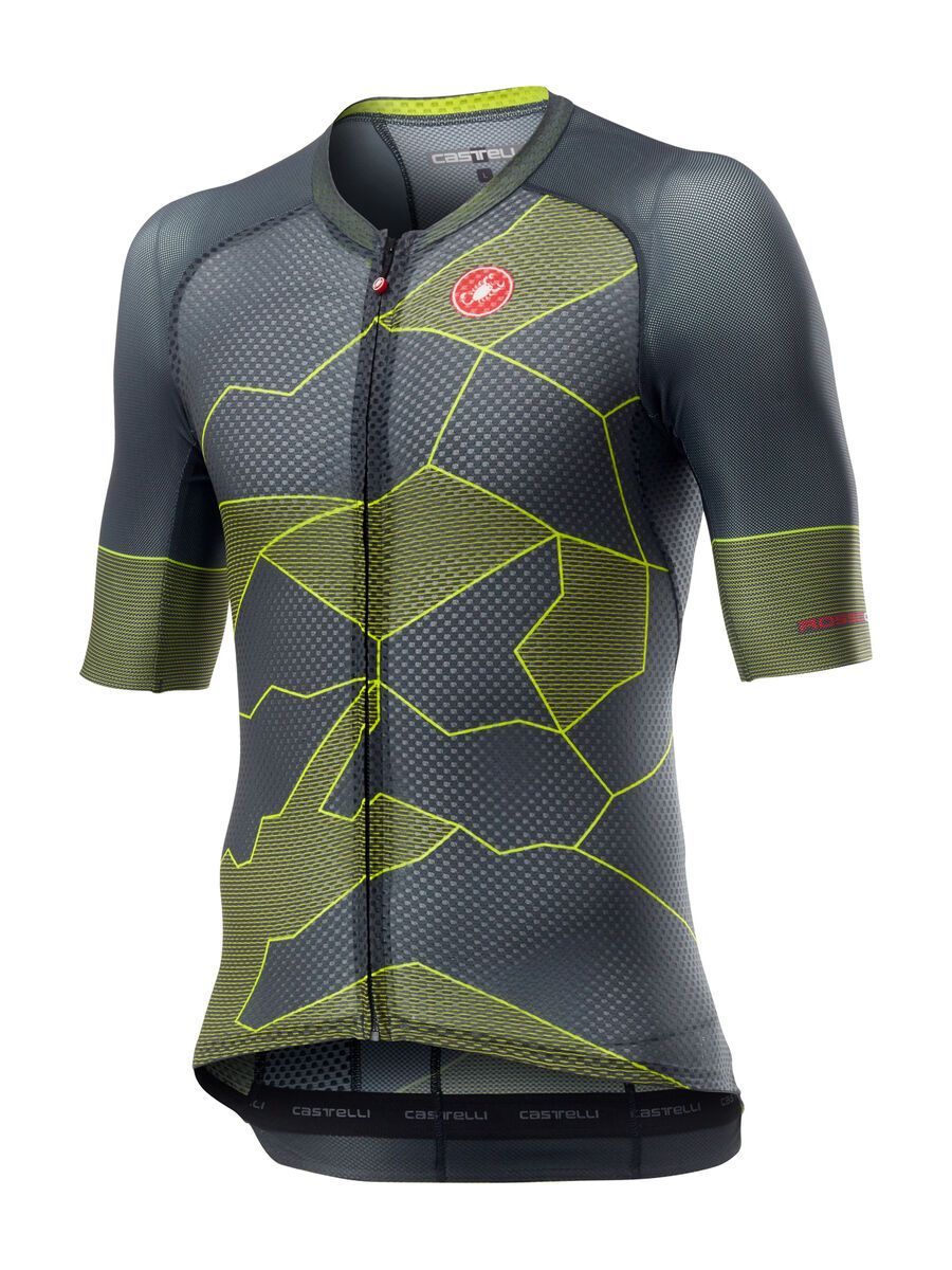 Castelli Climber's 3.0 Jersey, dark gray yellow fluo - Bild 1