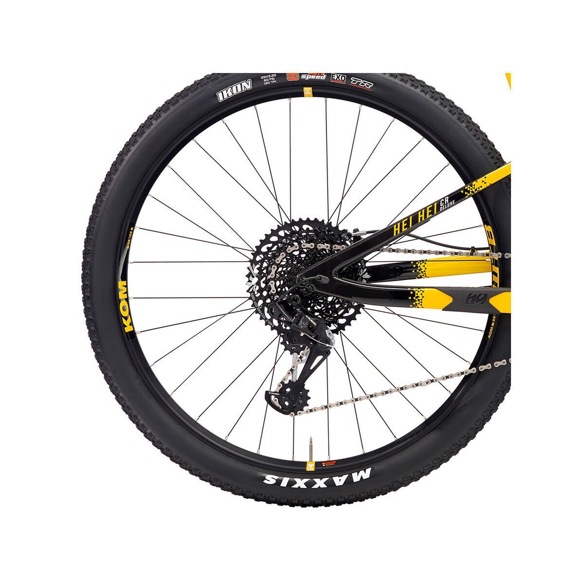Kona Hei Hei CR/DL, gloss yellow & black w/ black, white & yellow decals - Bild 5