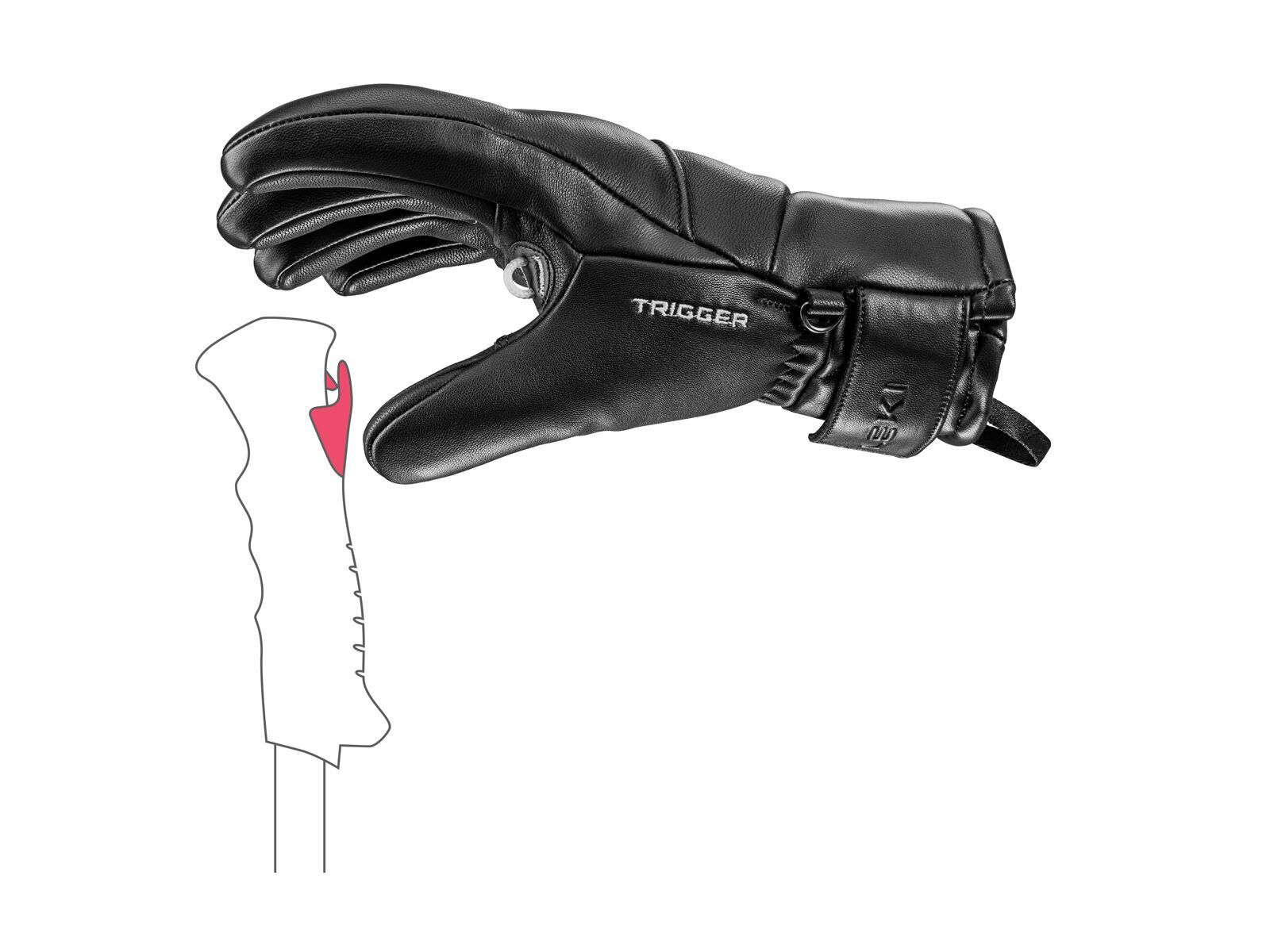 Leki Glace Prime TR Women, black - Bild 5