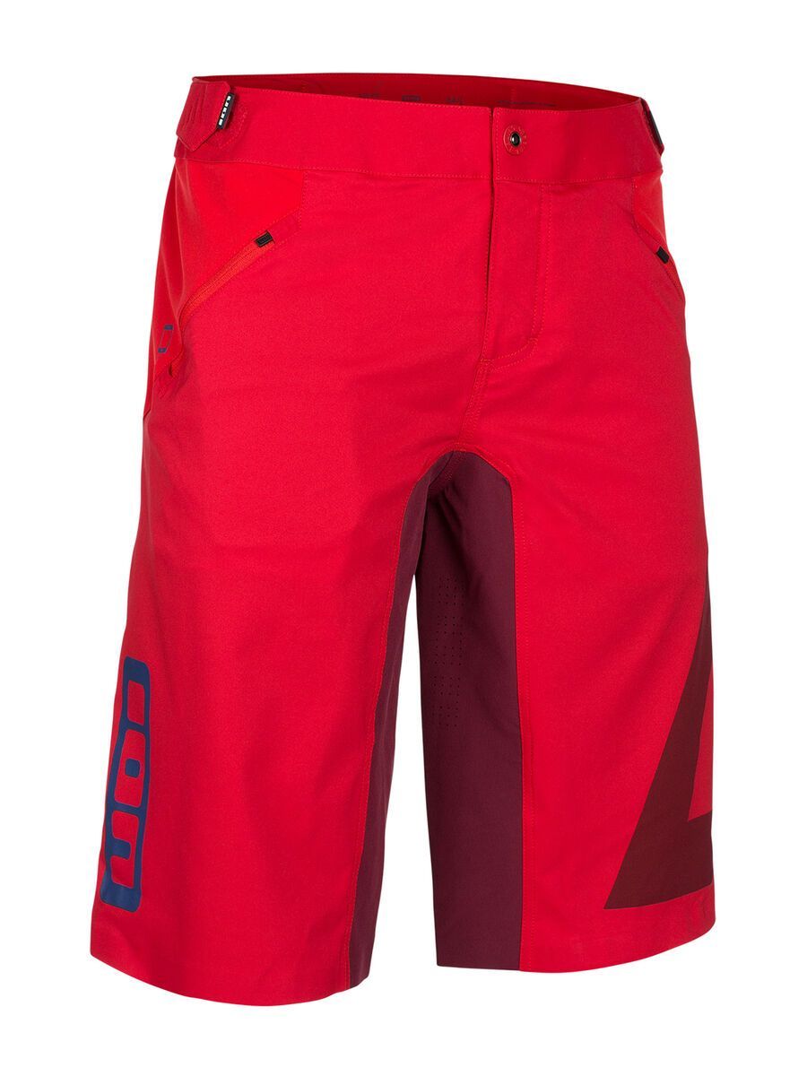 ION Bikeshorts Traze AMP, blazing red - Bild 1