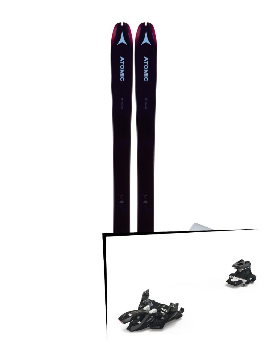 Set: Atomic Backland 85 W + Hybrid Skin 85 2019 + Marker Alpinist 12 black/titanium - Bild 1