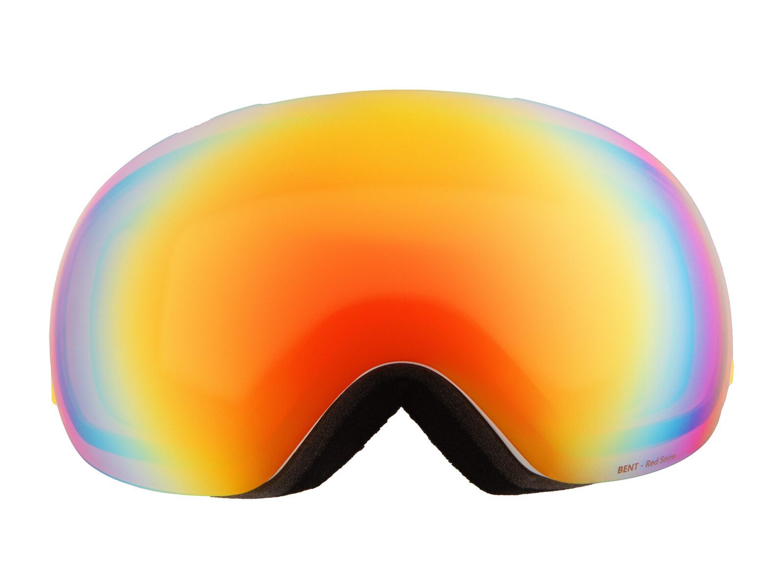Red Bull Spect Eyewear Bent, Orange-Red Mirror / matt white - Bild 2