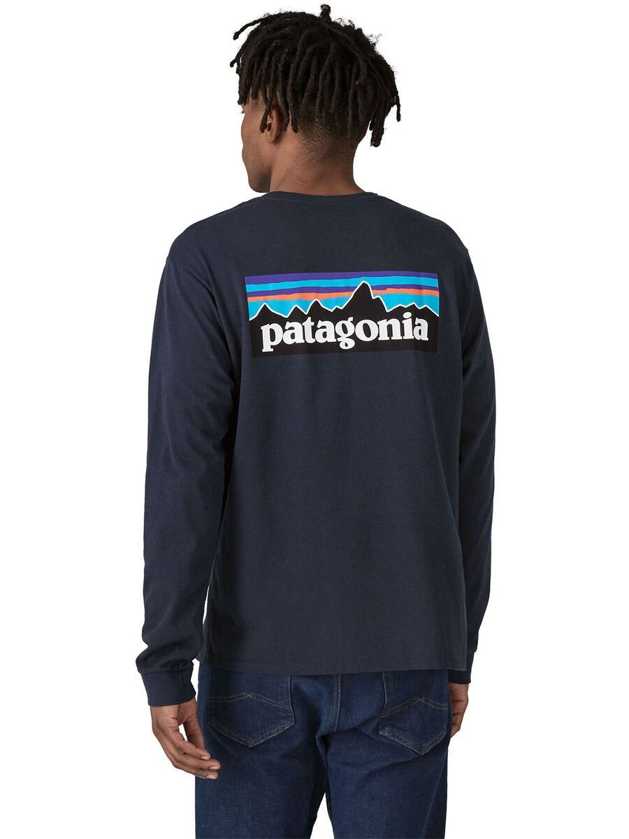 Patagonia Men's Long-Sleeved P-6 Logo Responsibili-Tee, new navy - Bild 5