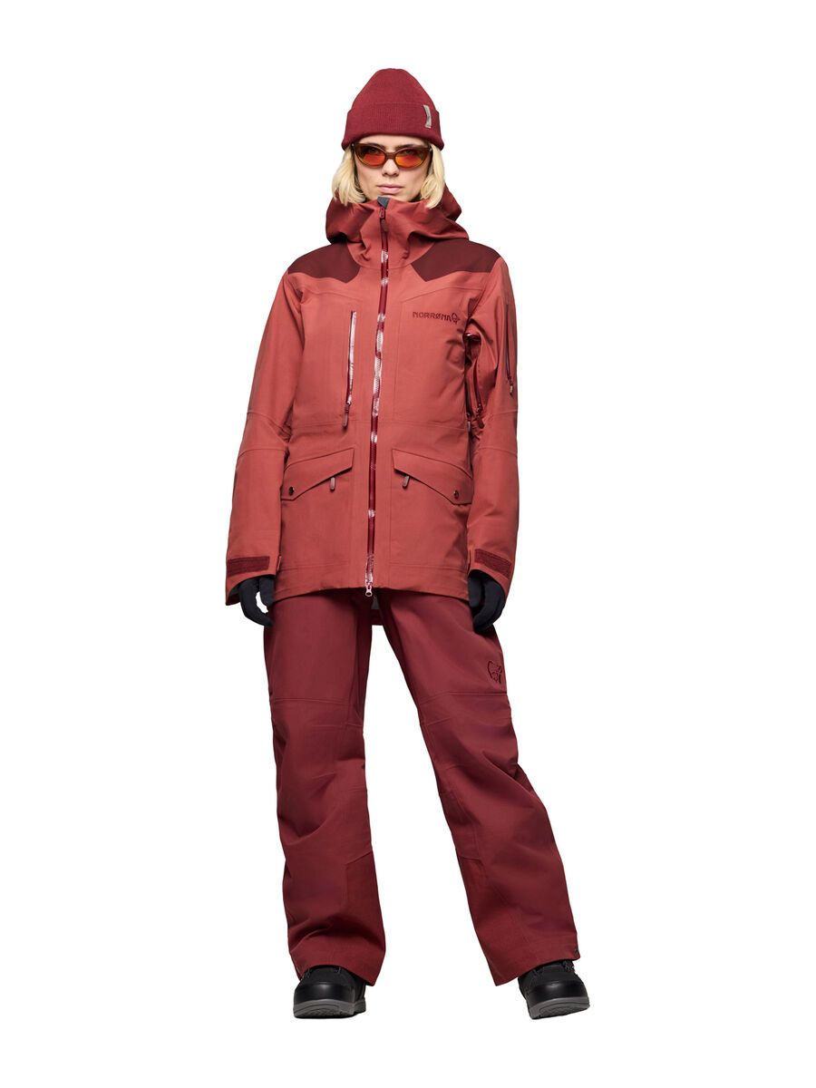 Norrona tamok dri3 Jacket W's, cowhide/port - Bild 4