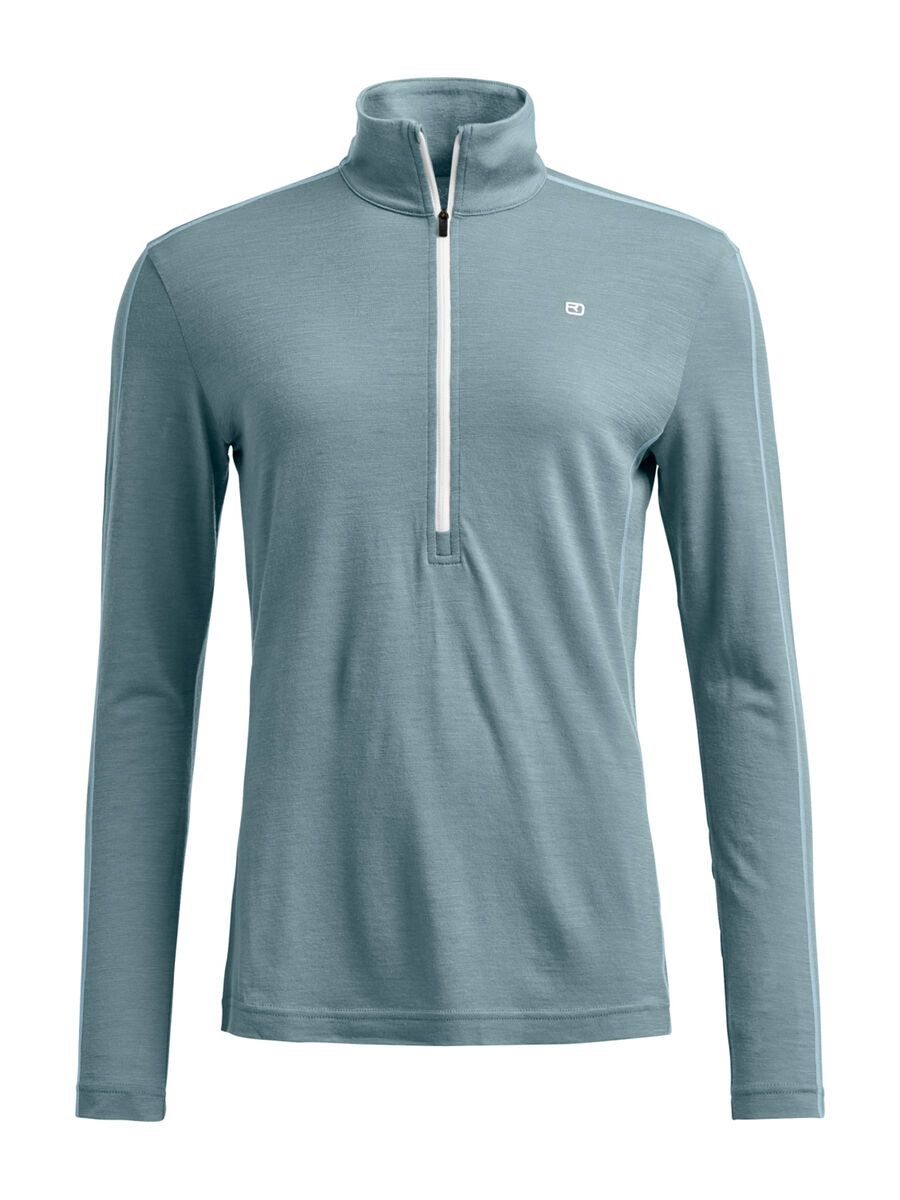 Ortovox 185 Rock'n'wool Zip Neck W, icy shore - Bild 1