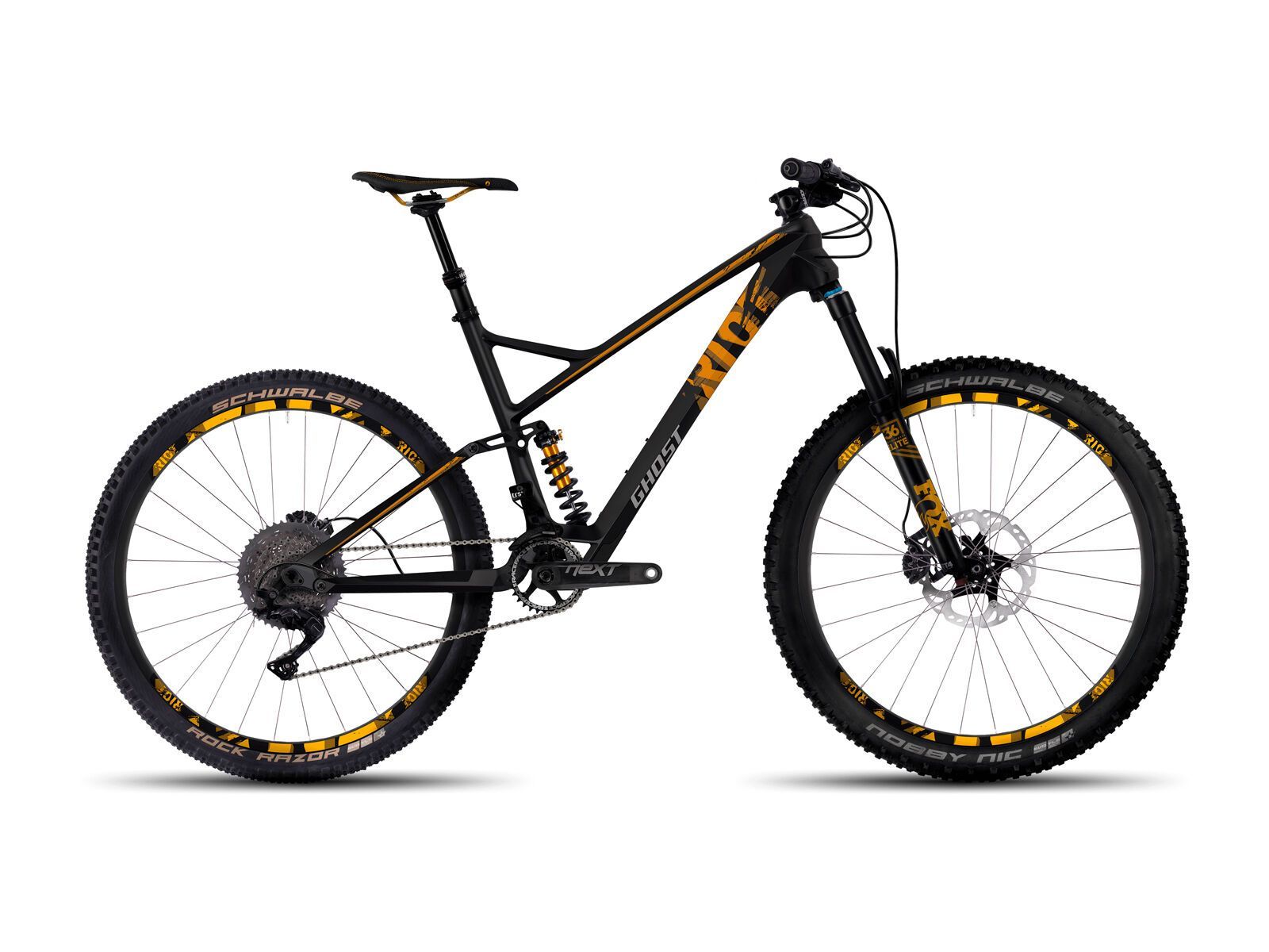 Ghost Riot 10 UC, night black/dark cane yellow/cane yellow - Bild 1