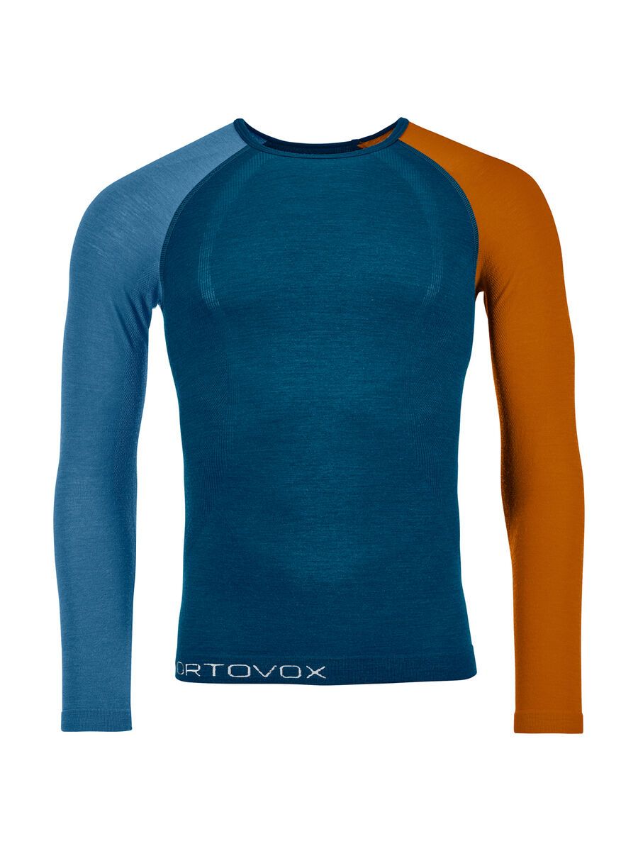 Ortovox 120 Merino Comp Light Long Sleeve M, petrol blue - Bild 1