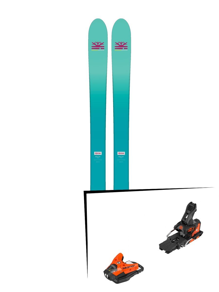 Set: DPS Skis Nina F99 Foundation 2018 + Salomon STH2 WTR 13 orange/black - Bild 1
