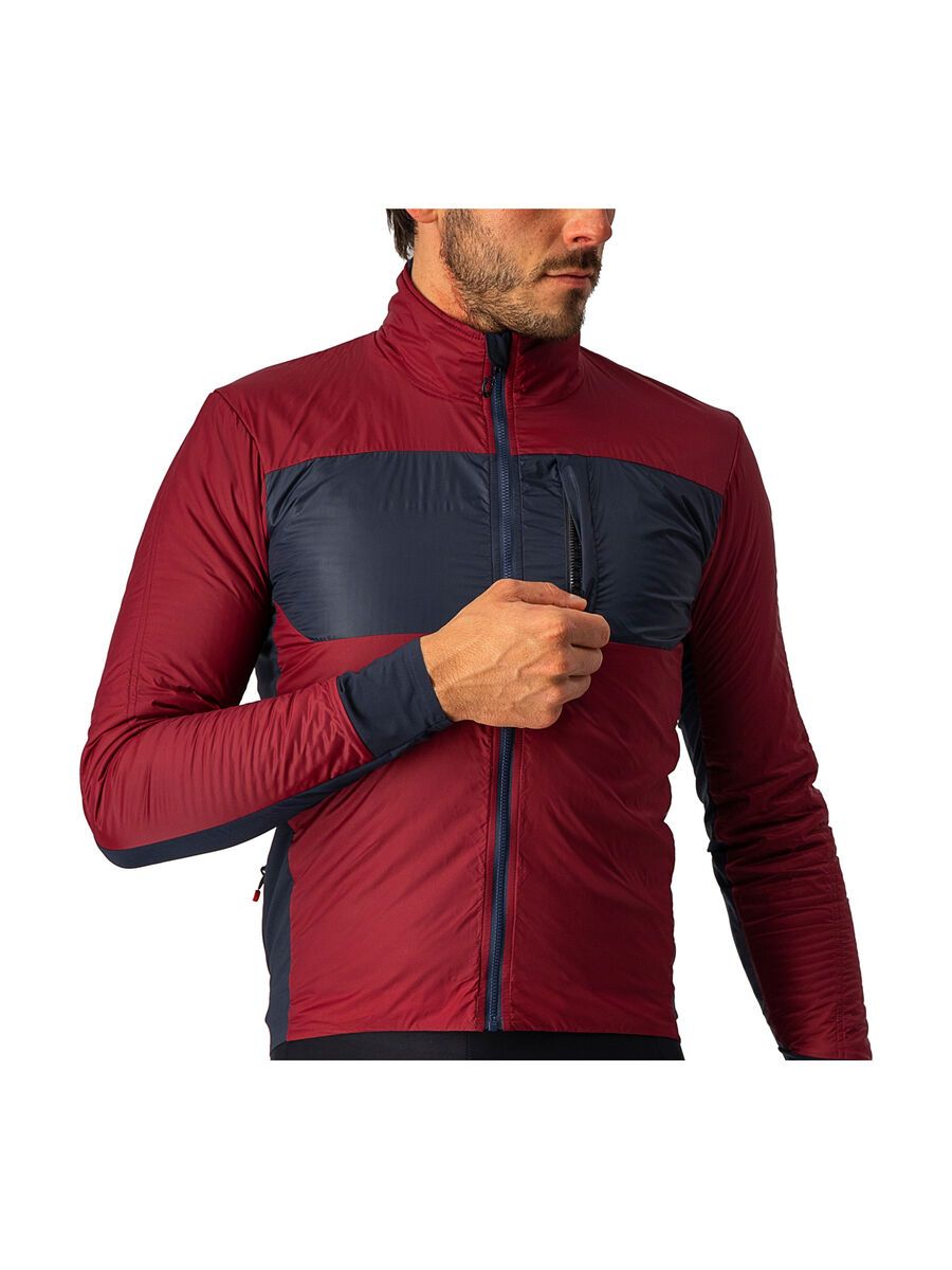 Castelli Unlimited Puffy Jacket, bordeaux/indigo - Bild 6