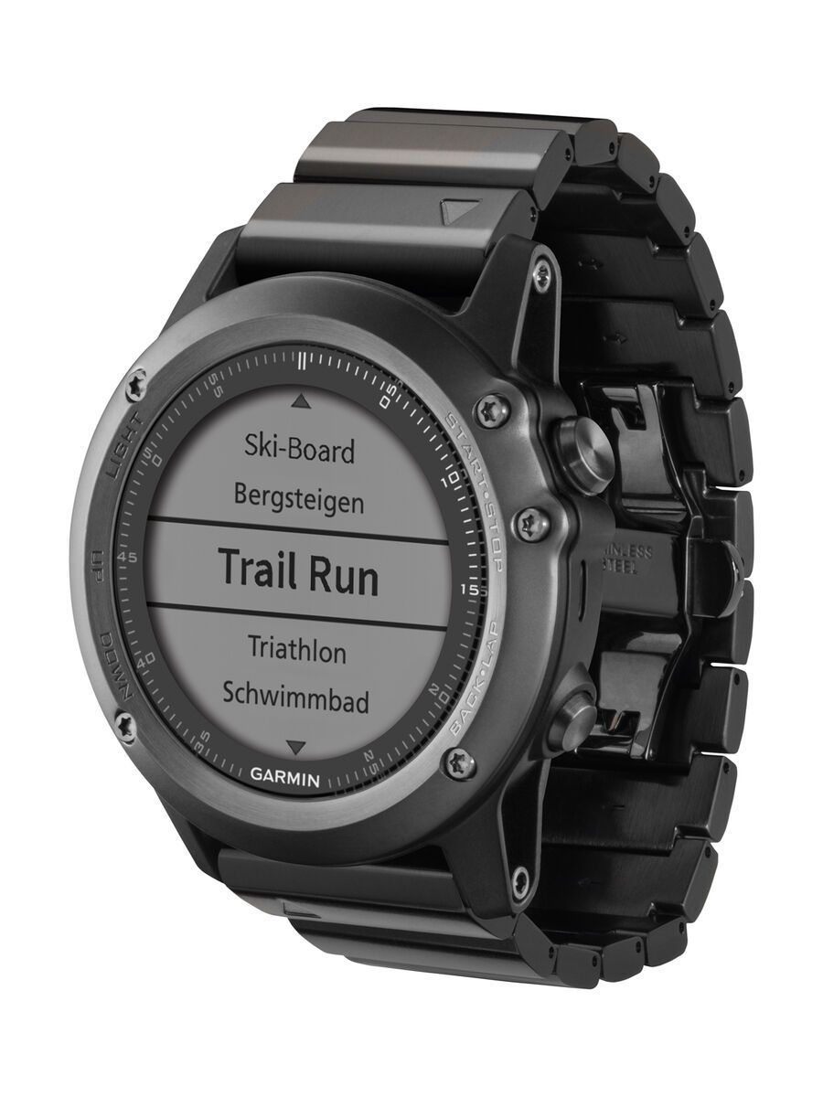 Garmin fenix 3 mit Saphirglas, Metallarmband - Bild 2