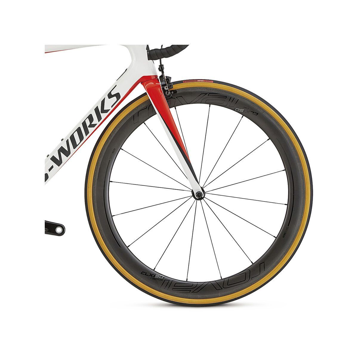 Specialized S-Works Tarmac, light white/rocket red/satin black - Bild 4