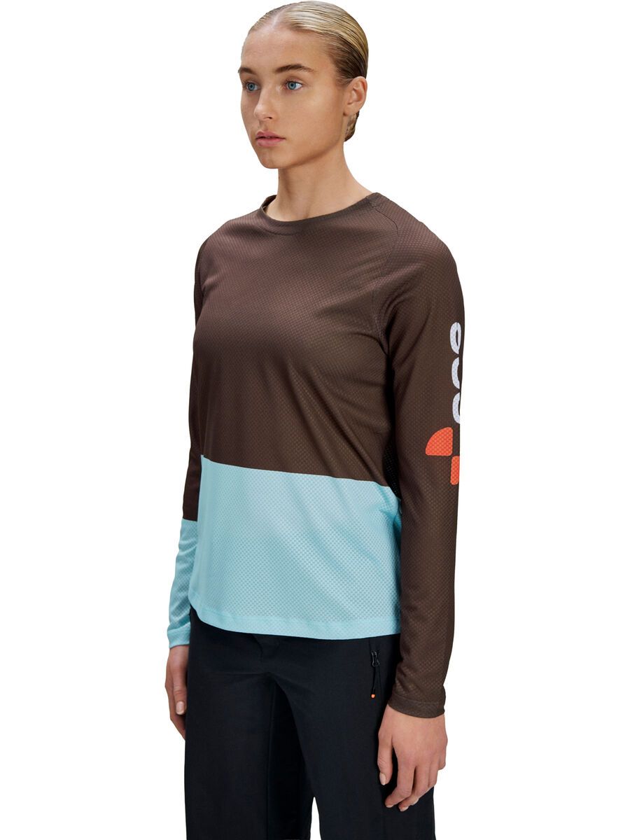 POC W's Motion Air Long Sleeve MTB Jersey, bronzite brown/lazurite blue - Bild 3
