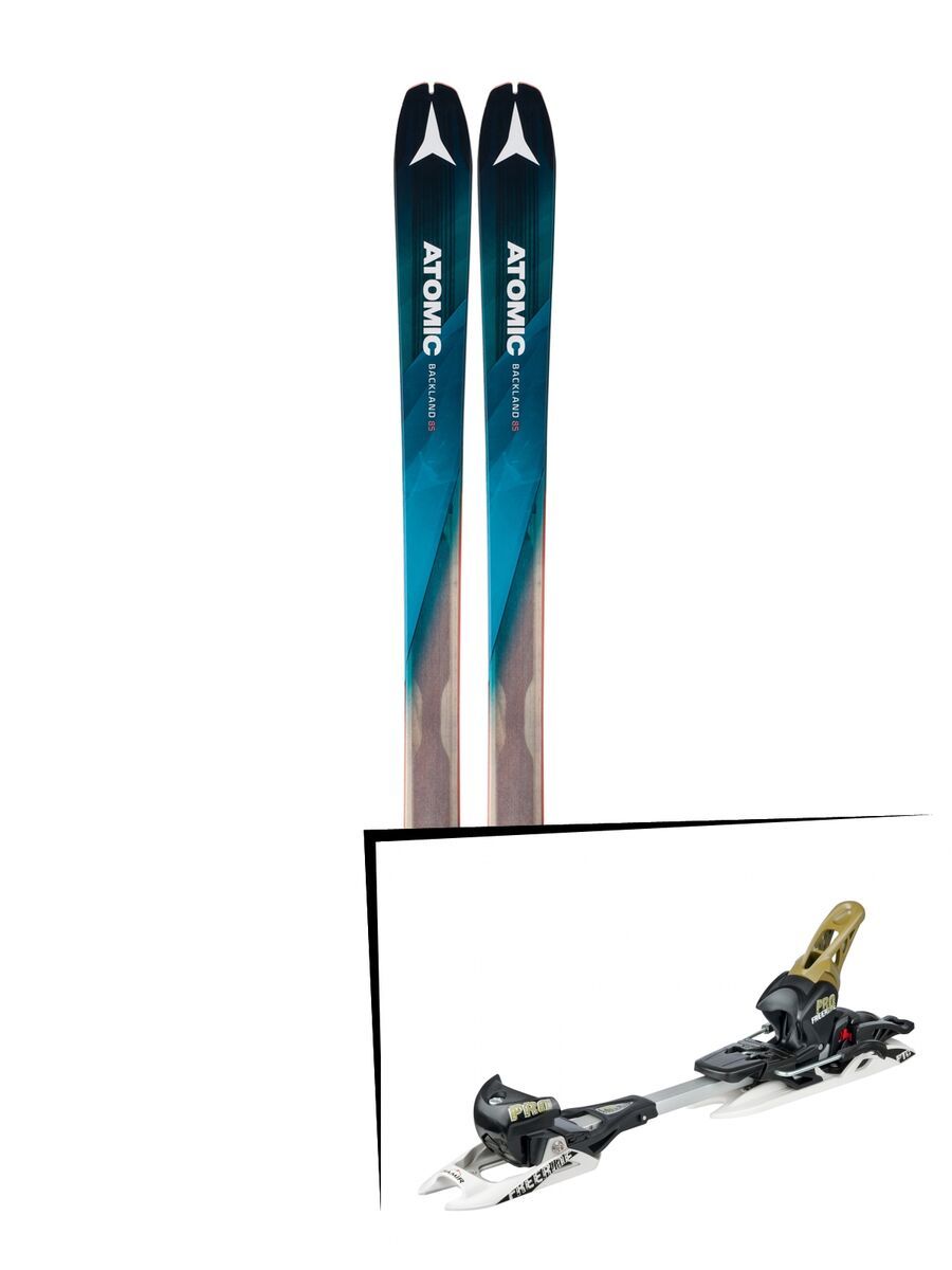 Set: Atomic Backland 85 2018 + Fritschi Diamir Freeride Pro schwarz/oliv - Bild 1