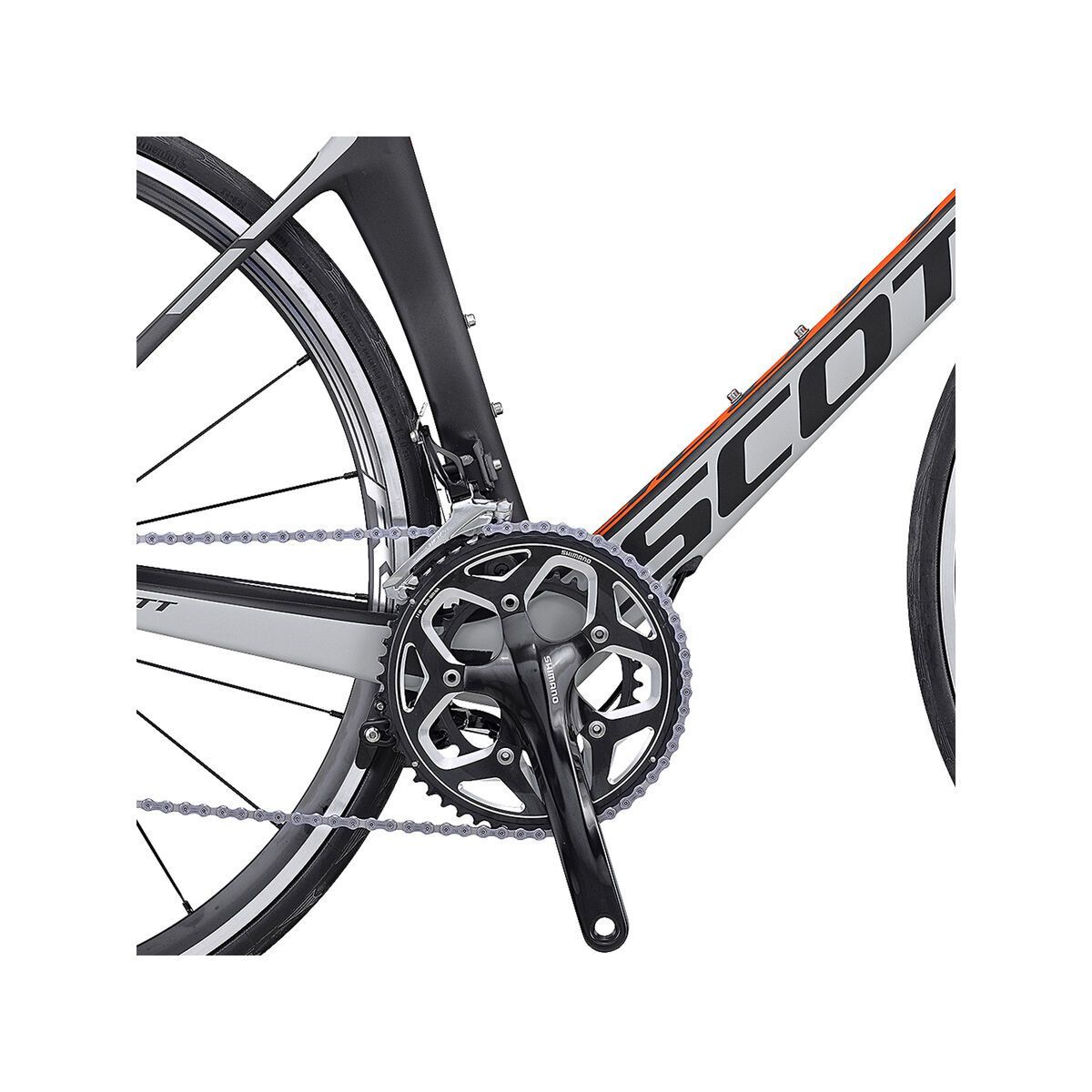 Scott Foil 30, black/grey/orange - Bild 3
