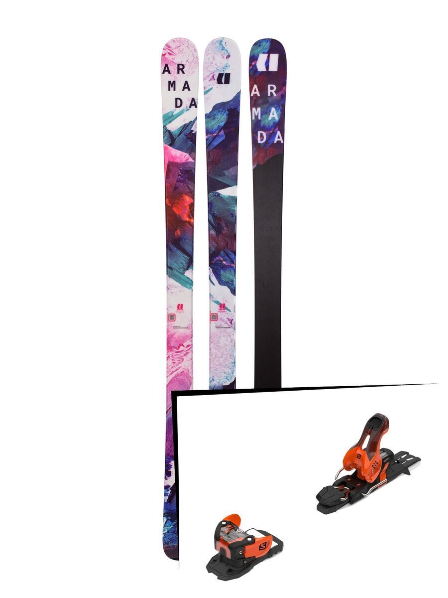 Set: Armada Victa 83 2019 + Salomon Warden 11 orange/black - Bild 1