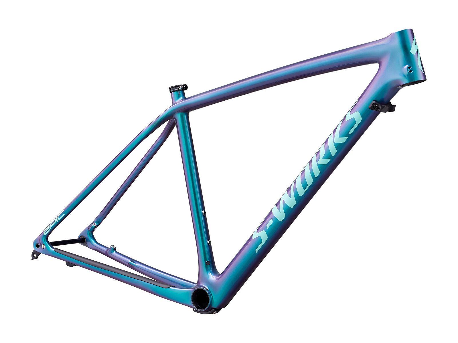 Specialized S-Works Epic HT Frameset, gloss oil slick/mint BIKER