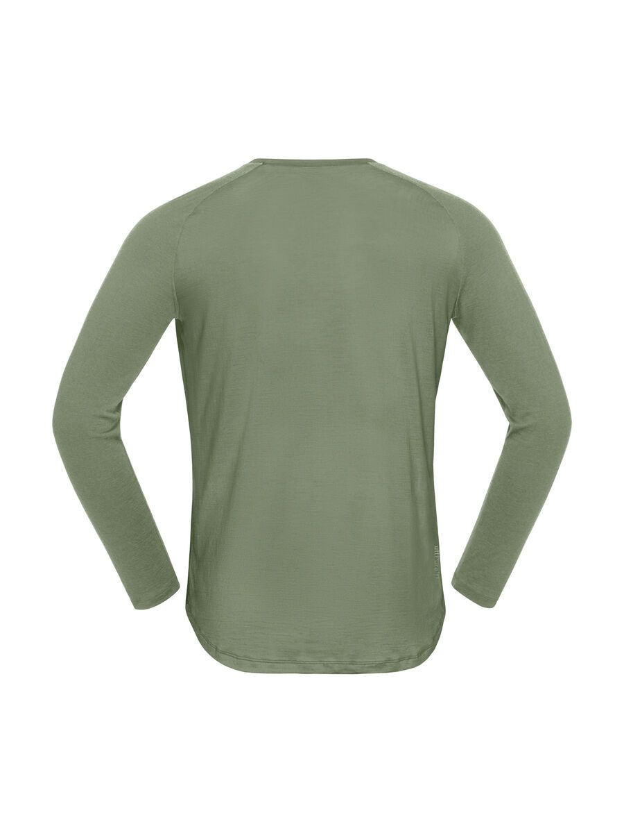 Norrona femund pureUll Long Sleeve M's, deep lichen green - Bild 3