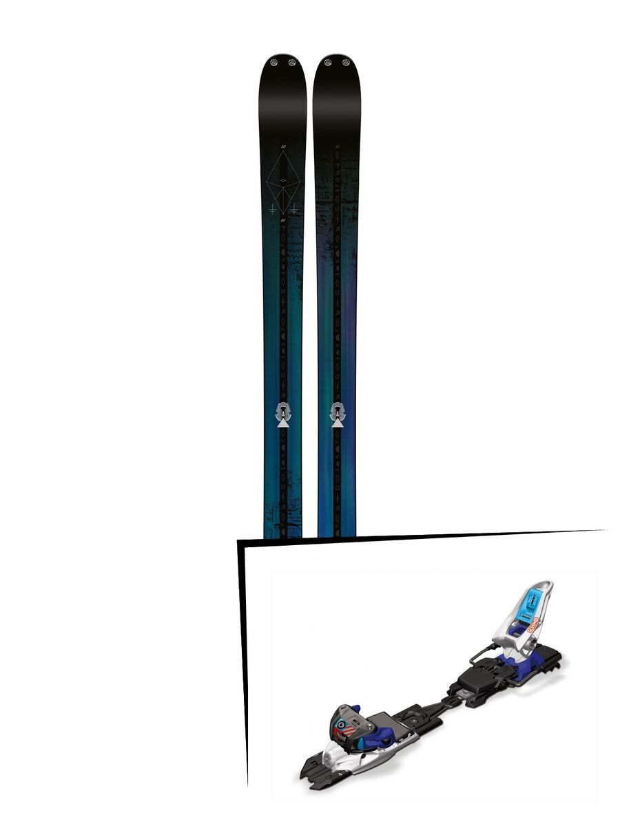 K2 SKI Set: Shreditor 92 2016 + Marker Schizo 11 - Bild 1