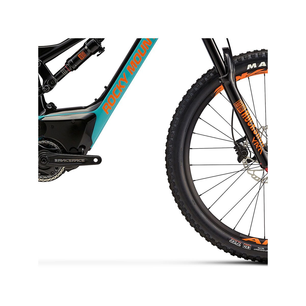 Rocky Mountain Altitude Powerplay Carbon 50, billy ocean/black in black/fox racing orange - Bild 5